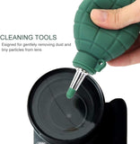 Optrotech Dust Blower, Mini Dust Blower Rubber Hand Air Blaster Cleaner Pump for Camera Lens Keyboard One-Way Air Valve, Rubber Materials Suitable for Cleaning Lens (Big)
